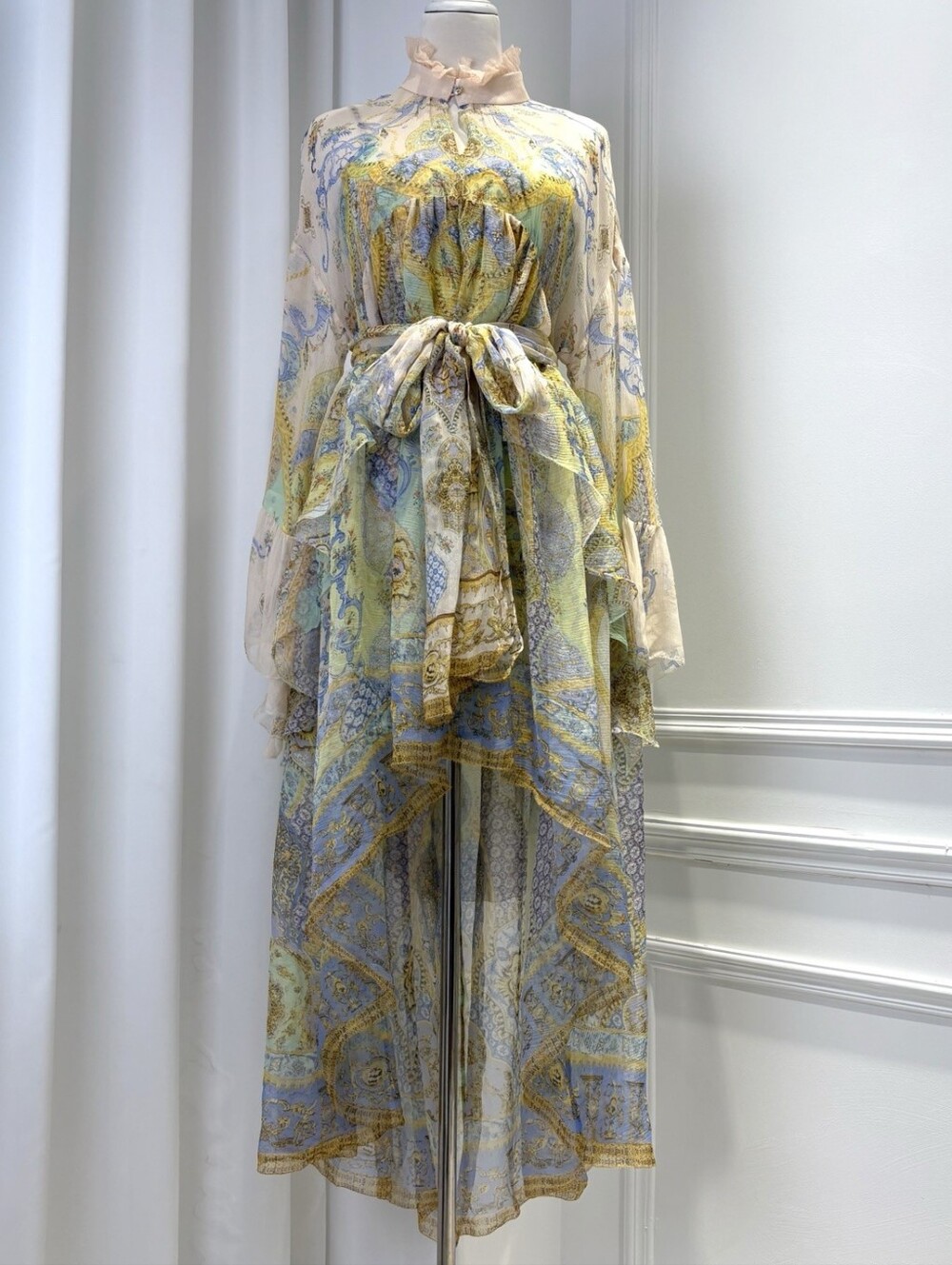 Camilla ruffle high low dress with long sleevein East of istanbul - Picture 14 of 16